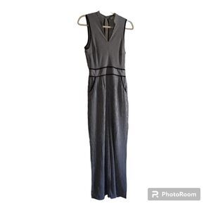 Monteau Striped Keyhole Sailor Jumpsuit